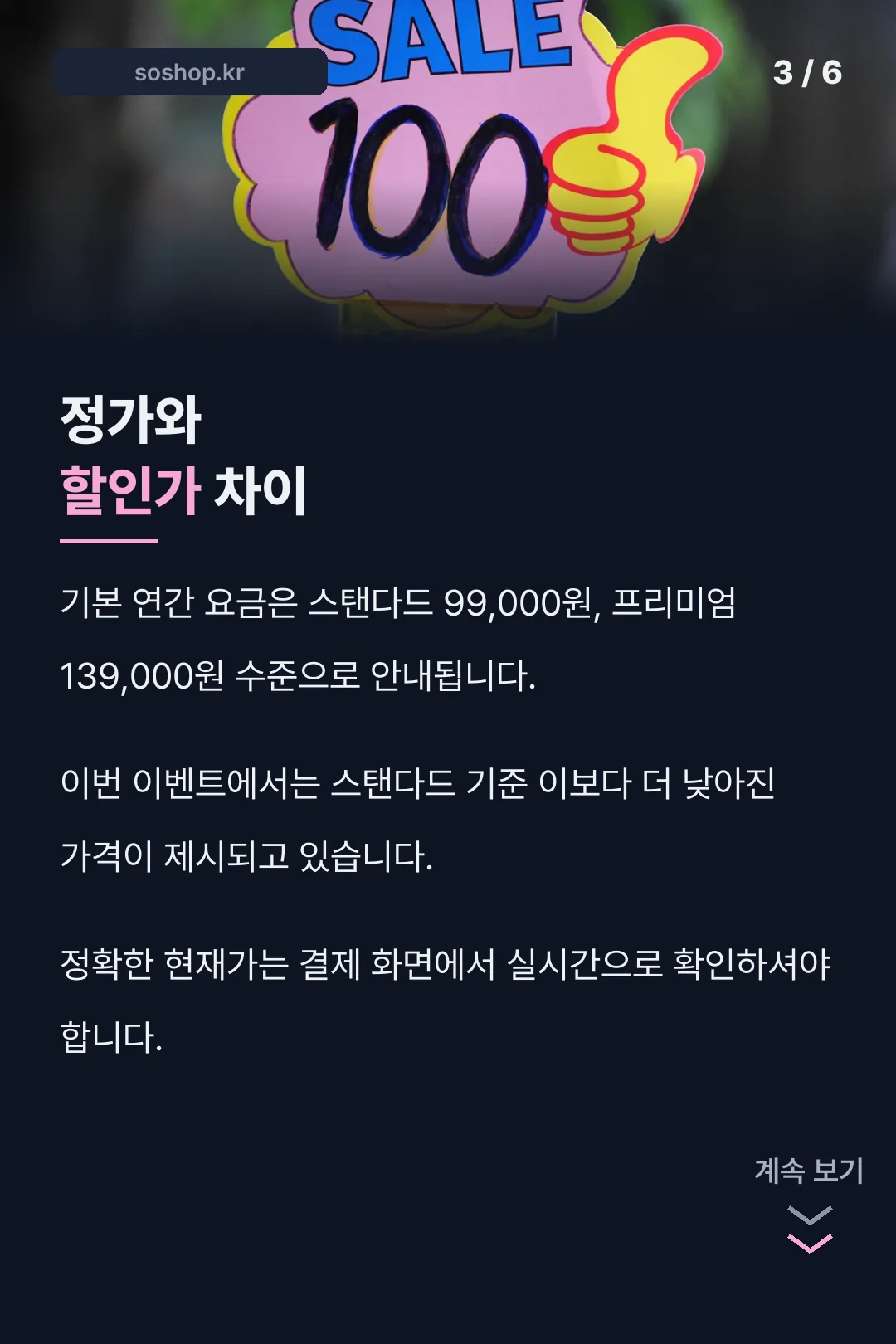정가·할인가 설명