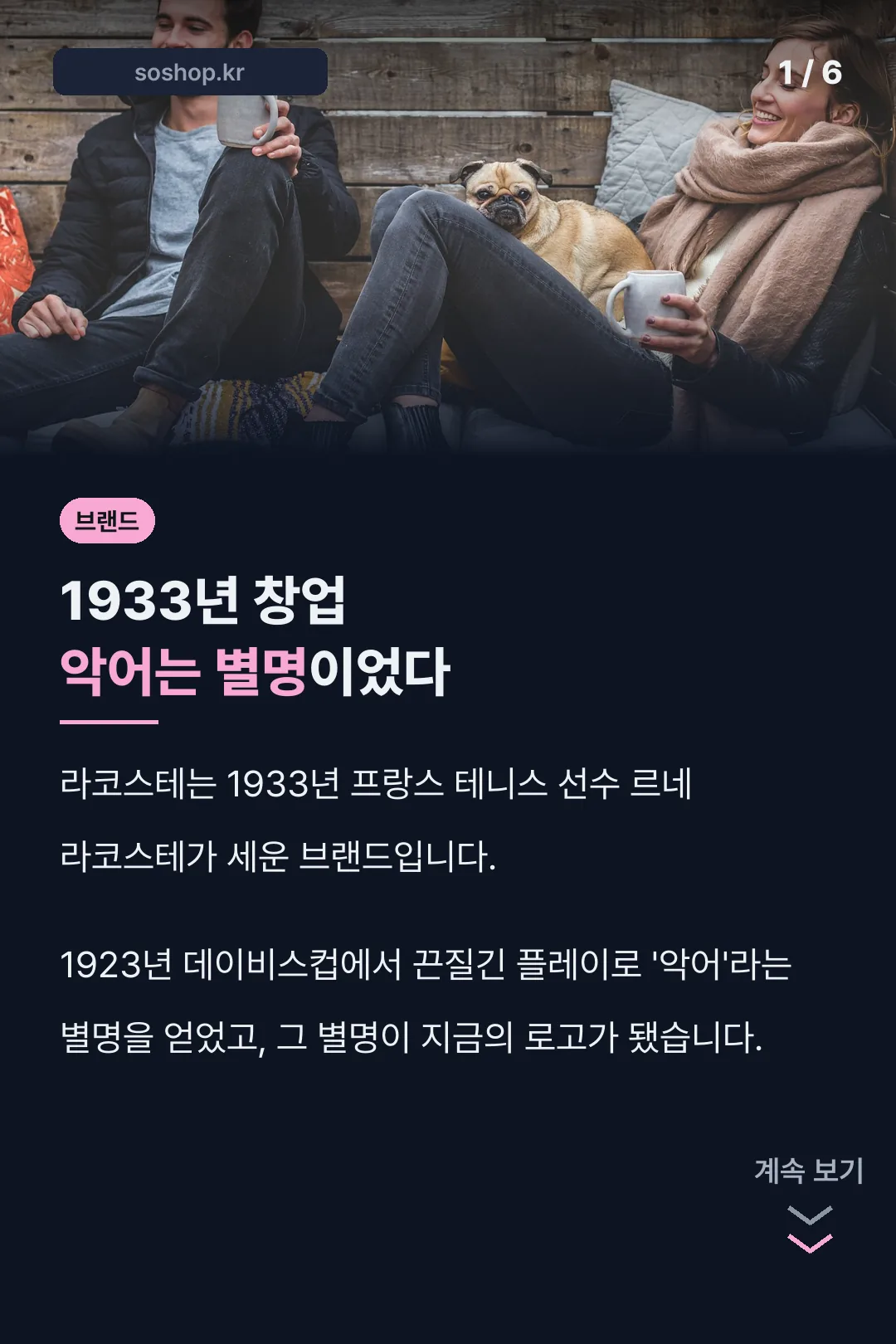 라코스테 패딩 브랜드 역사