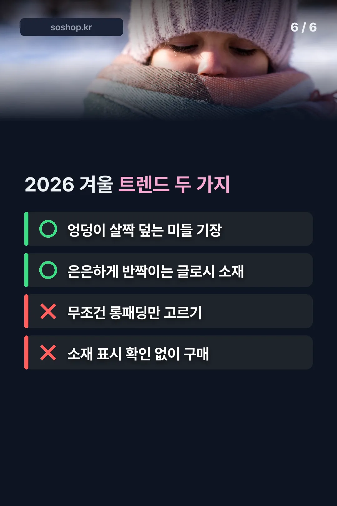 2026 겨울 패딩 트렌드