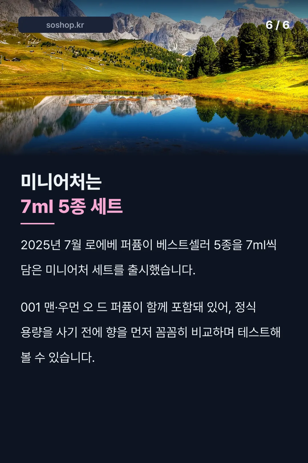 미니어처 세트 소개
