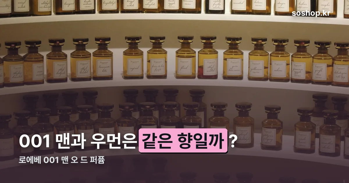 로에베 001 맨 오 드 퍼퓸 정리 썸네일