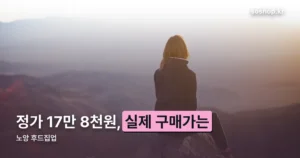 노앙 후드집업 — 17만 8천원 정가, 10만원대 구매 후기